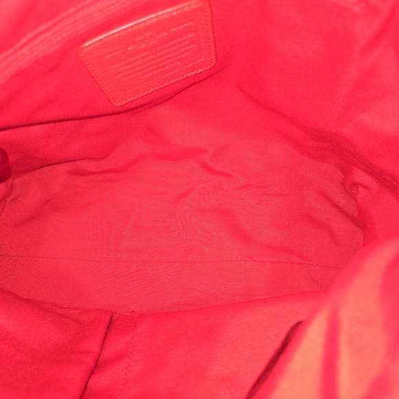 Euc Coach Mickie Leather Tote Bag With Strap - Picture 5 of 5